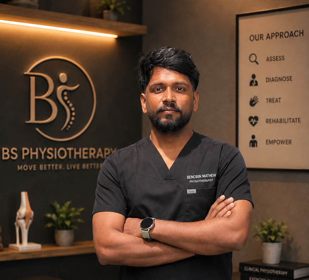 Benobin Mathew, MPT - Best Home Physiotherapist in Bangalore